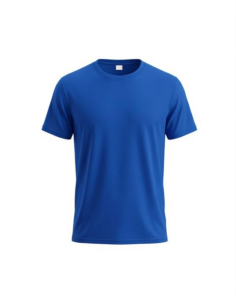 ROUND NECK T SHIRT POLYSTER MESH