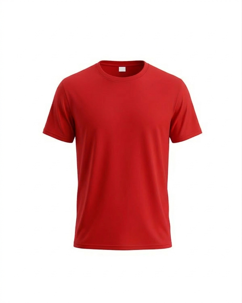 ROUND NECK T SHIRT SINGLE JERSY COTTON